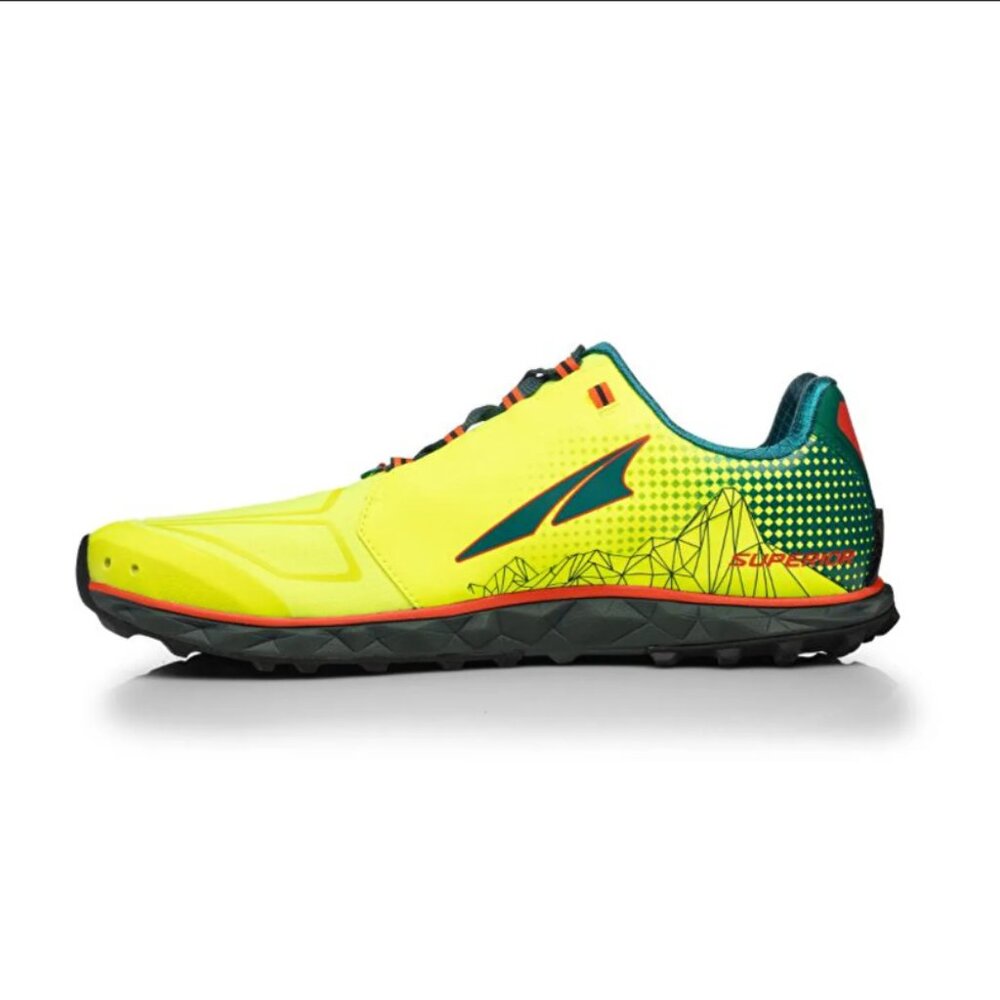 Altra Superior 4.0 Mens Trail Running Shoe in Neon/Blue BNWT Men's 9.5